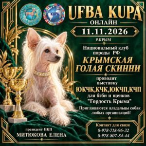 Онлайн-выставка UFBA «KUPA» «Гордость Крыма» — 11 ноября 2026 года